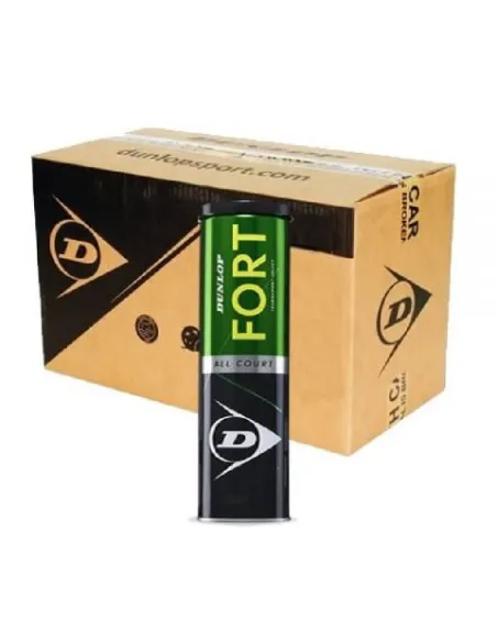 Cajón De 18 Botes De 4 Pelotas Dunlop Fort All Court | Ofertas de pádel