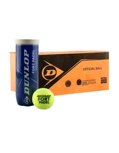 Cajón Bolas Dunlop Fort Padel | Ofertas de pádel