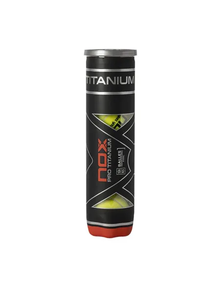 Can of 4 NOX Pro Titanium Balls | Ofertas de padel