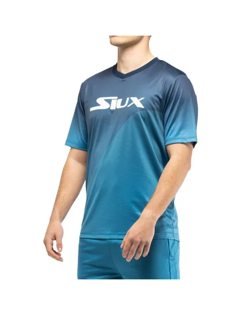 T-SHIRT SIUX MEN BLUR BLUE | Ofertas de padel