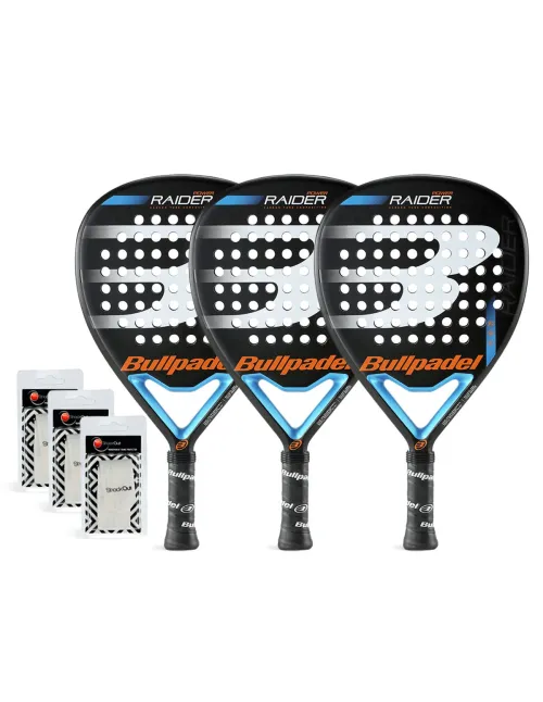 Tripack Bullpadel Raider Pwr Azul | Ofertas de pádel