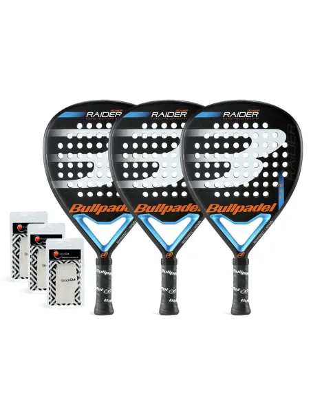 Tripack Bullpadel Raider Pwr Azul | Ofertas de pádel