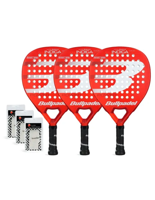 Tripack Bullpadel Indiga Pwr 24