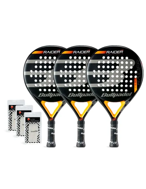 Tripack Bullpadel Raider Ctrl | Ofertas de pádel