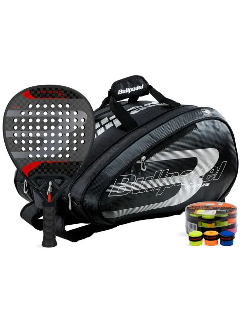 Pack Bullpadel Vertex 04 Hybrid, Saco Bullpadel Avant E Cubo 24 Overgrips | Ofertas de padel