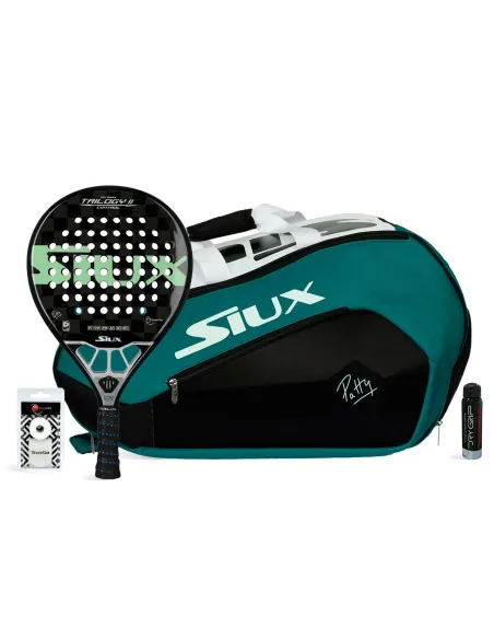 Imballaggio Siux Trilogy II Control Patty Pro e Borsa per racchette Siux Trilogy |Padel offers
