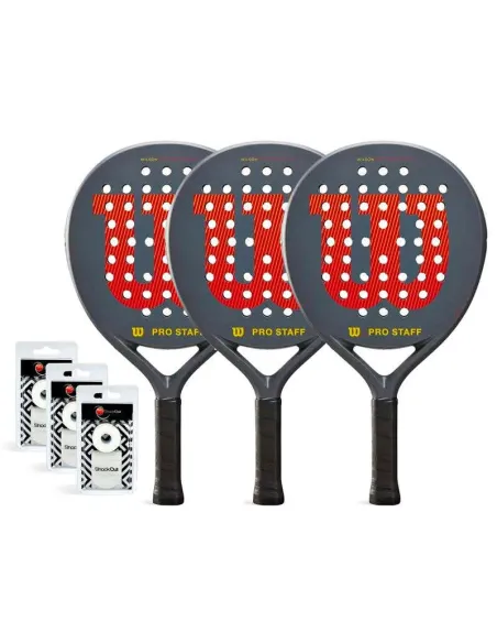 Pack Trio Wilson Pro Staff V2 Team Alt | Ofertas de padel
