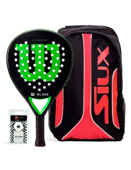 Imballaggio Wilson Blade Team V2 Nero e Zaino Siux Fusion |Padel offers