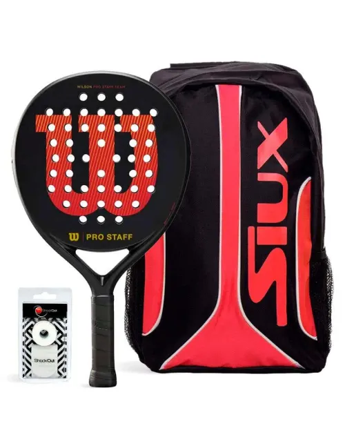 Pack Wilson Pro Staff V2 Team Alt Bkrd Y Mochila Siux Fusion | Ofertas de padel