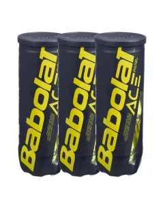 Tripack of 3 Babolat Ace Padel X3 Balls