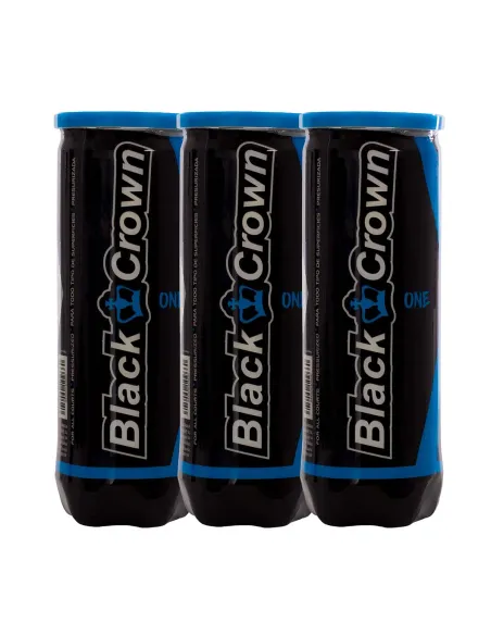 Tripack di Bocce da 3 Black Crown One |Padel offers