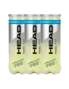 Tripack de Bolas de Padel 3 Head Padel Pro +