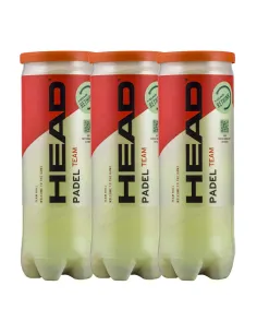 Tripack Mit 3 Dosen À 3 Bälle Head Padel Team
