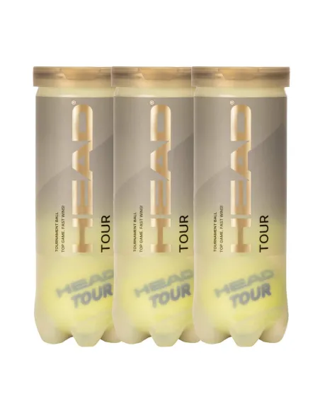 Tripack di Vasetti da 3 Palline Head Tour |Padel offers