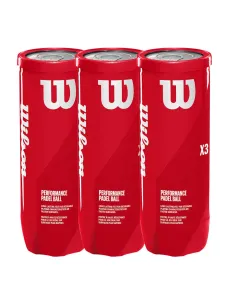 Tripack Mit 3 Bällen Wilson Performance Padel