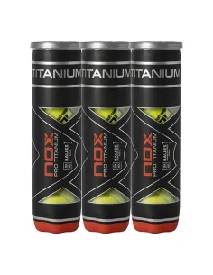 Triplo pack de latas de 4 bolas NOX Pro Titanium.