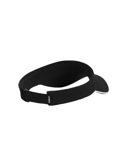 Visor Wilson Classic Black | Ofertas de padel