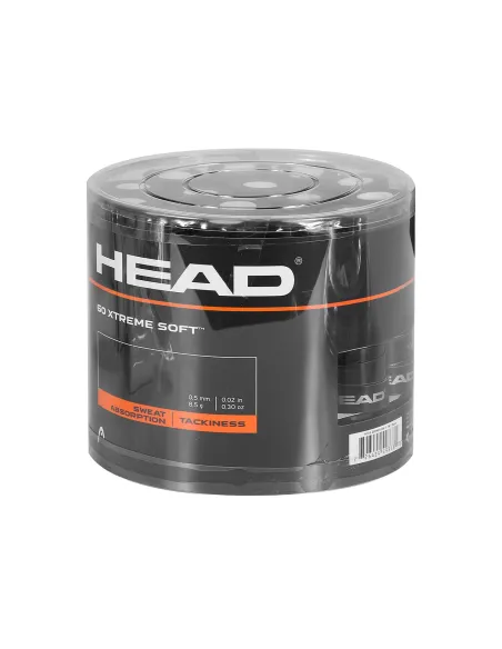 Cube 60 Pcs. Head Xtreme Overgrips Soft Black | Ofertas de padel