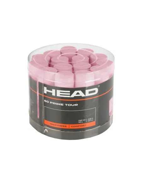 Cubo avec 60 Overgrips Head Prime Tour Rose | Offres de Padel