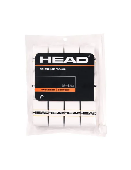 Bolsa 12 Uds. Overgrip Head Prime Tour Blanco | Ofertas de pádel