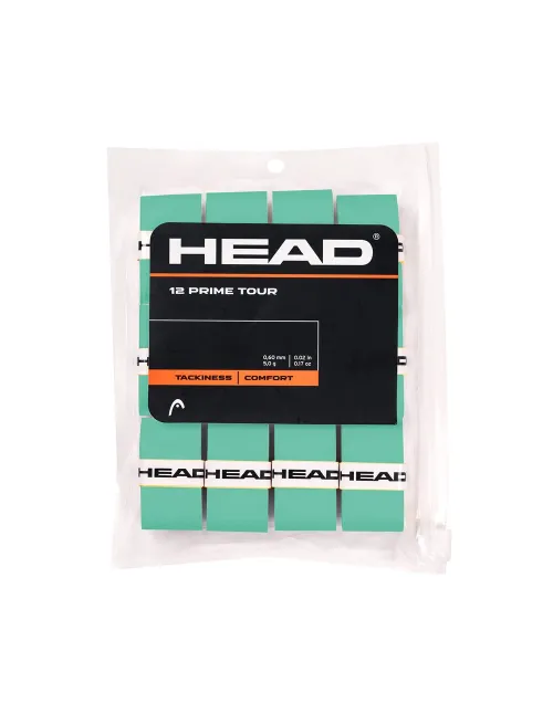 Bolsa 12 Uds. Overgrip Head Prime Tour Verde | Ofertas de pádel