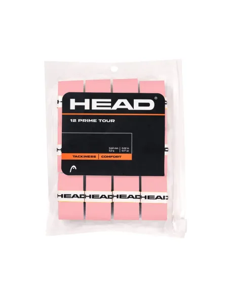 12 Units Overgrip Bag Head Prime Tour Pink | Ofertas de padel