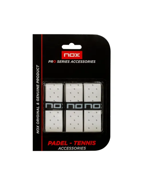 Caja 6 Uds. - Blister (3 Uds) Overgrip Nox Pro Perforado | Ofertas de pádel