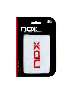 Pack de 6 - Blister avec 2 Bandeaux Nox Blancs avec Logo Rouge