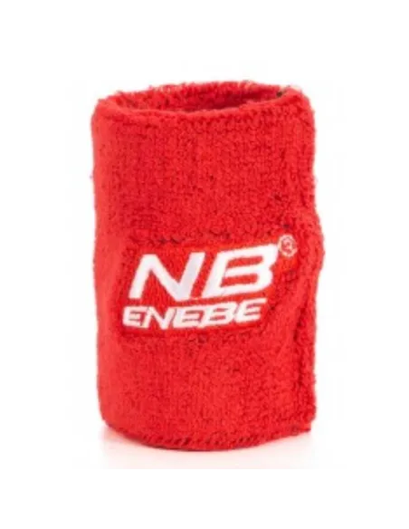 Wristband Enebe Red White Logo | Ofertas de padel