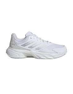 Adidas Courtjam Control 3 Clay White Womens Js2894