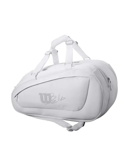 Wilson Bela Super Tour Padel Bianco Portaracchette |Padel offers