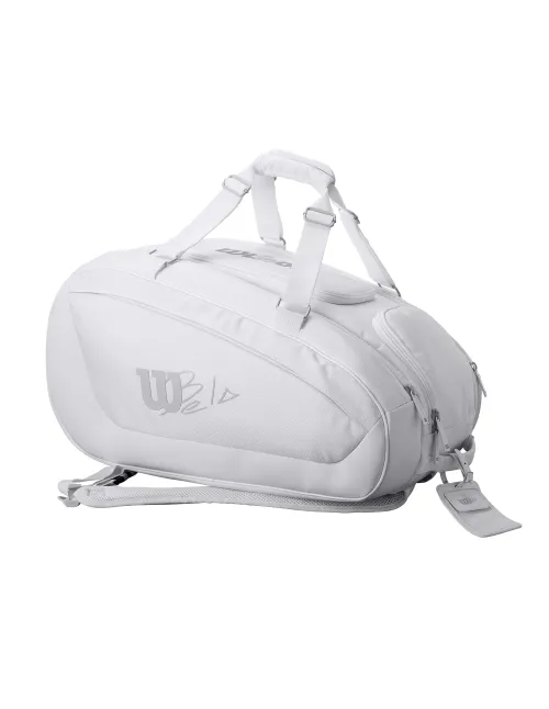 (Padel-)Tasche Wilson Bela Super Tour Padel Weiss