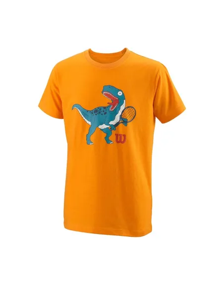 Camiseta Wilson T-Rex Tech Criança | Ofertas de padel