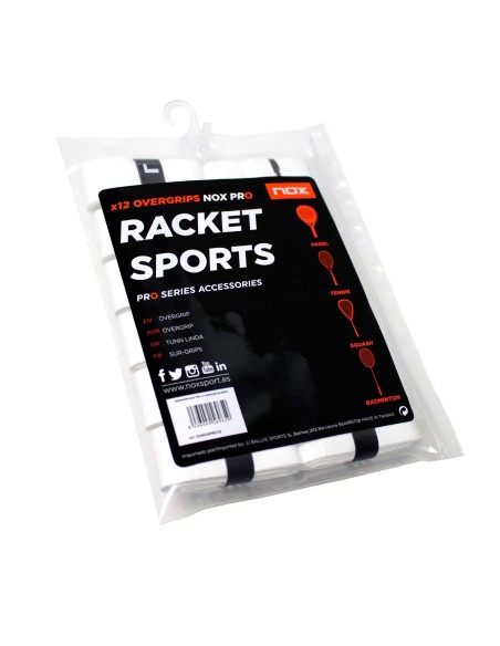 PACK 12 OVERGIPS NOX PRO OVNOXPRO12 OVPRO120BL |Padel offers