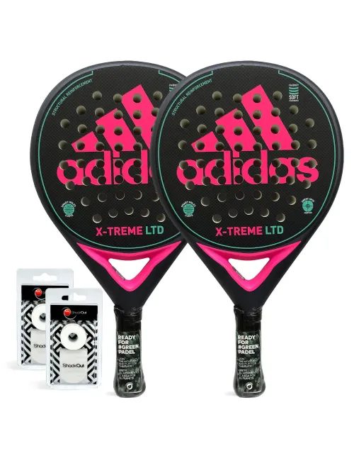 Pack Duo Adidas X-Treme Nero/Rosa |Padel offers