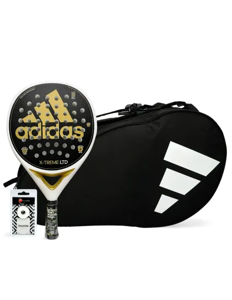 Pack Adidas X-Treme White/Gold E Saco Adidas Control | Ofertas de padel