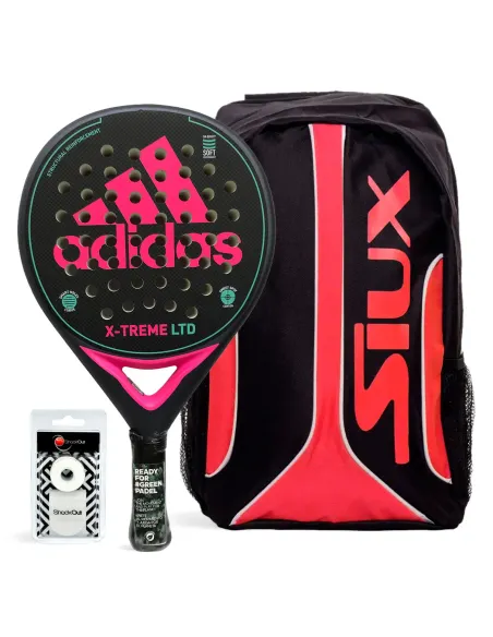 Pack Adidas X-Treme Black/Pink and Siux Fusion Backpack | Ofertas de padel