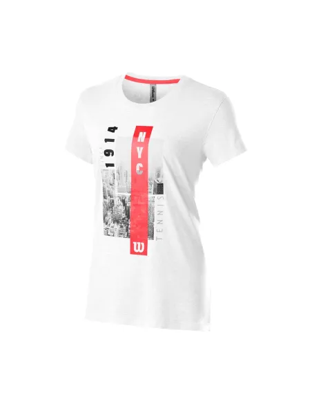 T-shirt Wilson NYC Aerial Tech Women | Ofertas de padel