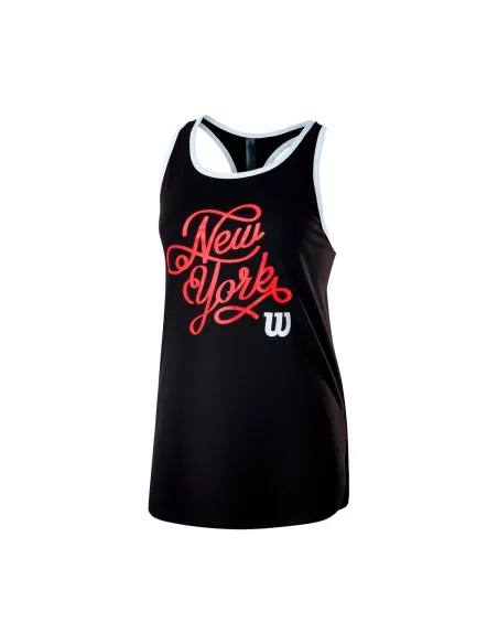 Camiseta Wilson NYC Calligraphy Tech Fiery Donna |Padel offers