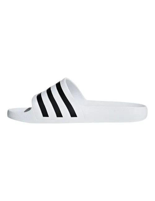 Chanclas Adidas Adilette Aqua Blanco Negro Unisex | Ofertas de pádel