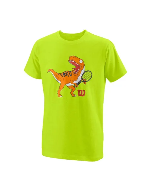 Camiseta Wilson T-Rex Tech Criança | Ofertas de padel