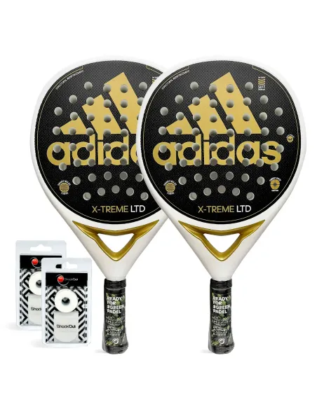 Pack Duo Adidas X-Treme Bianco/Oro |Padel offers