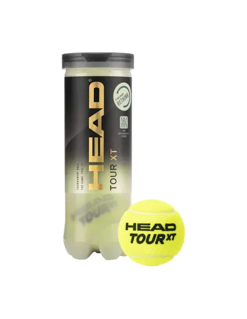 Caisse de 24 tubes de 3 balles de tennis Head Tour XT | Offres de Padel