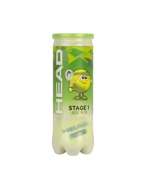 Cajón 24 latas de 3 bolas Head Stage 1 Green | Ofertas de padel