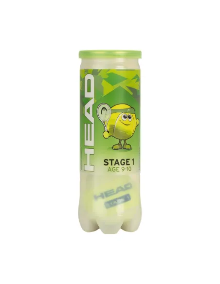 Caisse 24 boîtes de 3 balles Head Stage 1 Green | Offres de Padel