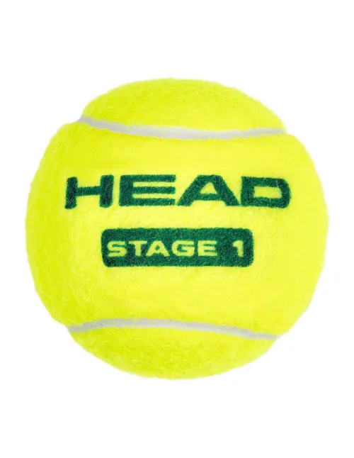 Cajon 24 Botes 3 Bolas De Tenis Head Stage 1 - Green 578413 | Ofertas de pádel