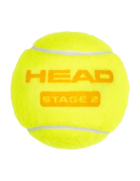 Caisse 24 bidons 3 Balles de Tennis HEAD Stage 2 Orange | Offres de Padel