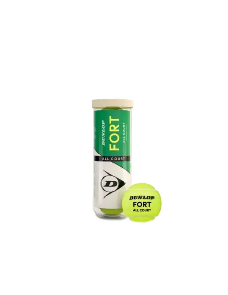 Bote De 3 Bolas Dunlop Fort All Court Ts 3Pet | Ofertas de pádel