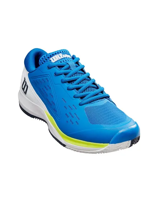 Wilson Rush Pro Ace Clay Bleu Blanc Wrs330840 | Padel Deals