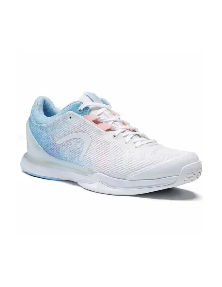 Head Sprint Pro 3.0 Clay Blanco Celeste Mujer 274051 | Ofertas de pádel